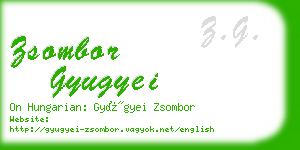 zsombor gyugyei business card